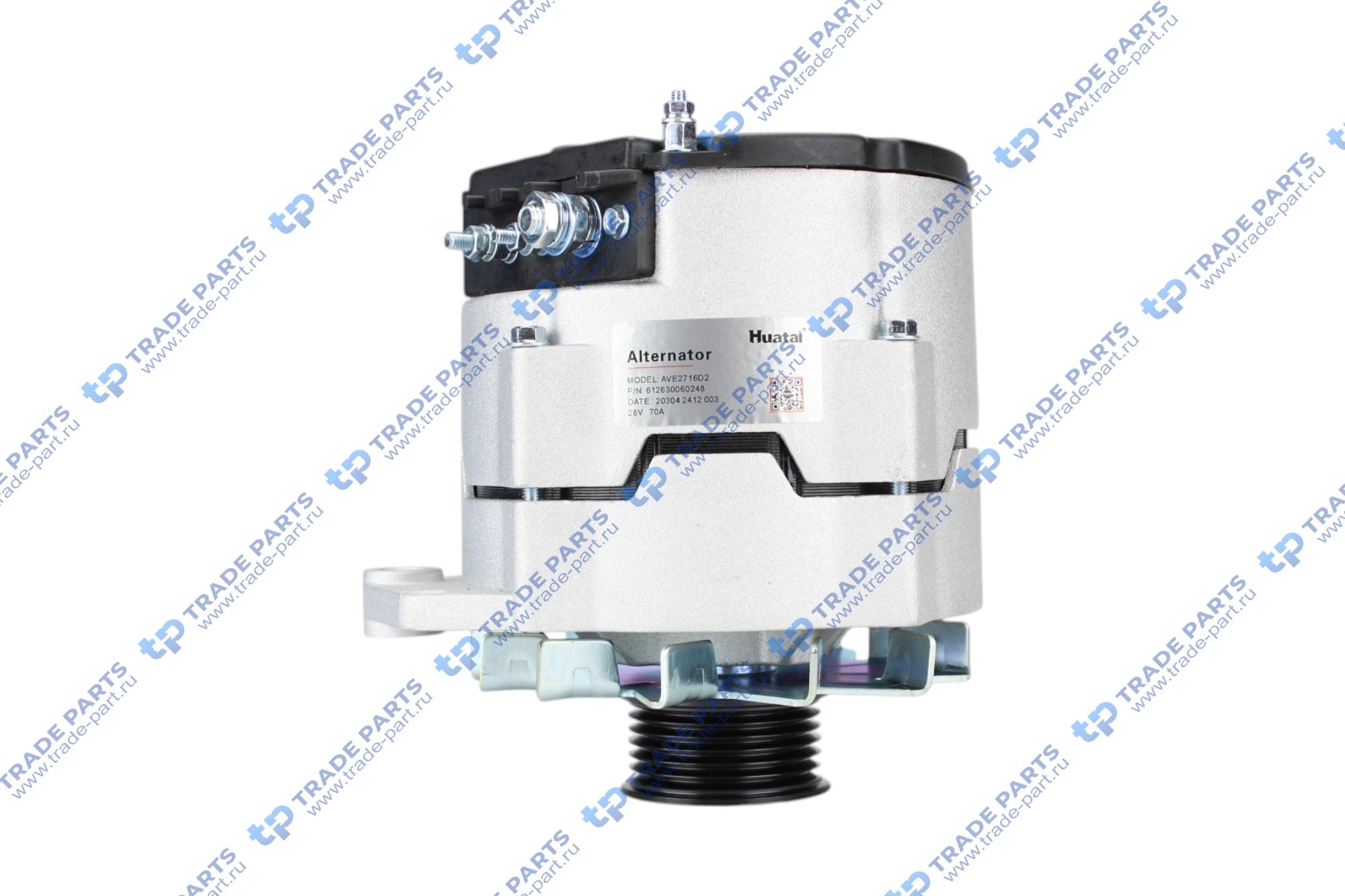 Генератор 28V  70A WP12 HUATAI