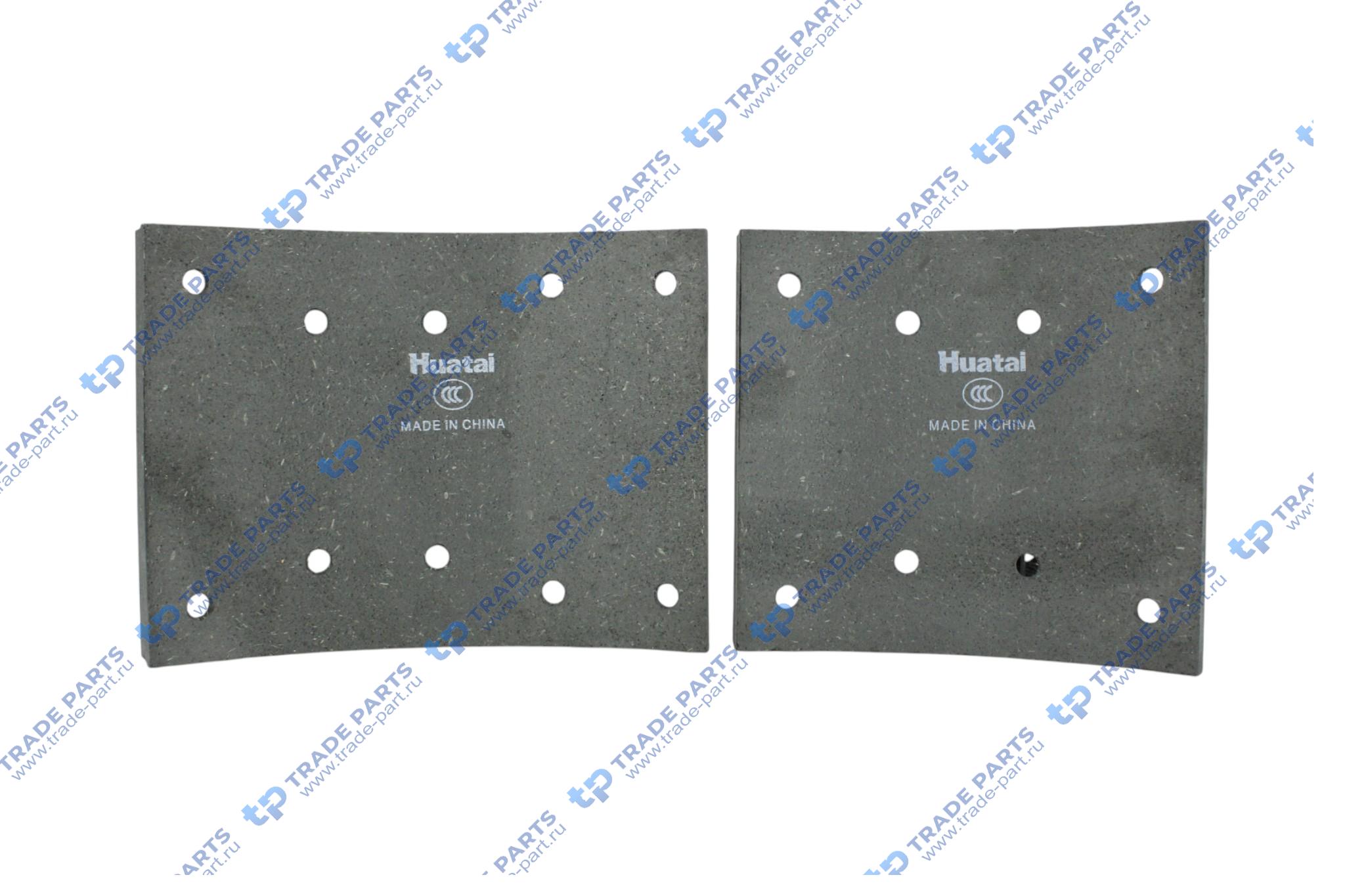 Реальная фотография накладка тормозная передняя 234*163*8.1/17 190*163*14.6/17 (8+10 отверстий) f2000,f3000 huatai