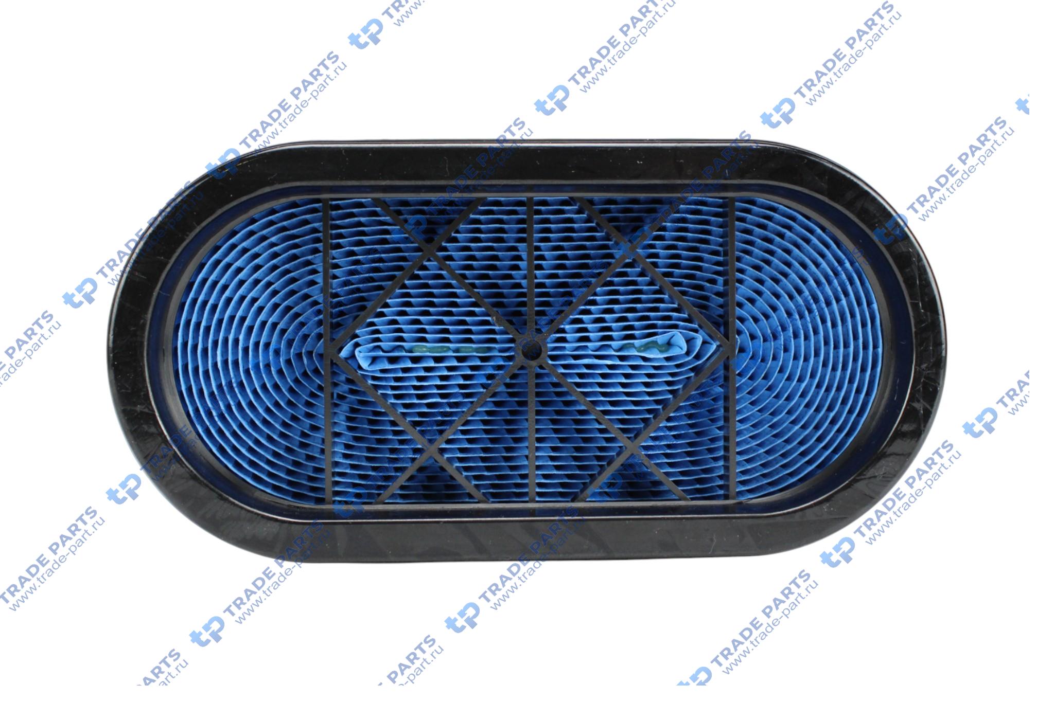 Реальная фотография фильтр воздушный 235x255x123 овальн. iveco eurocargo