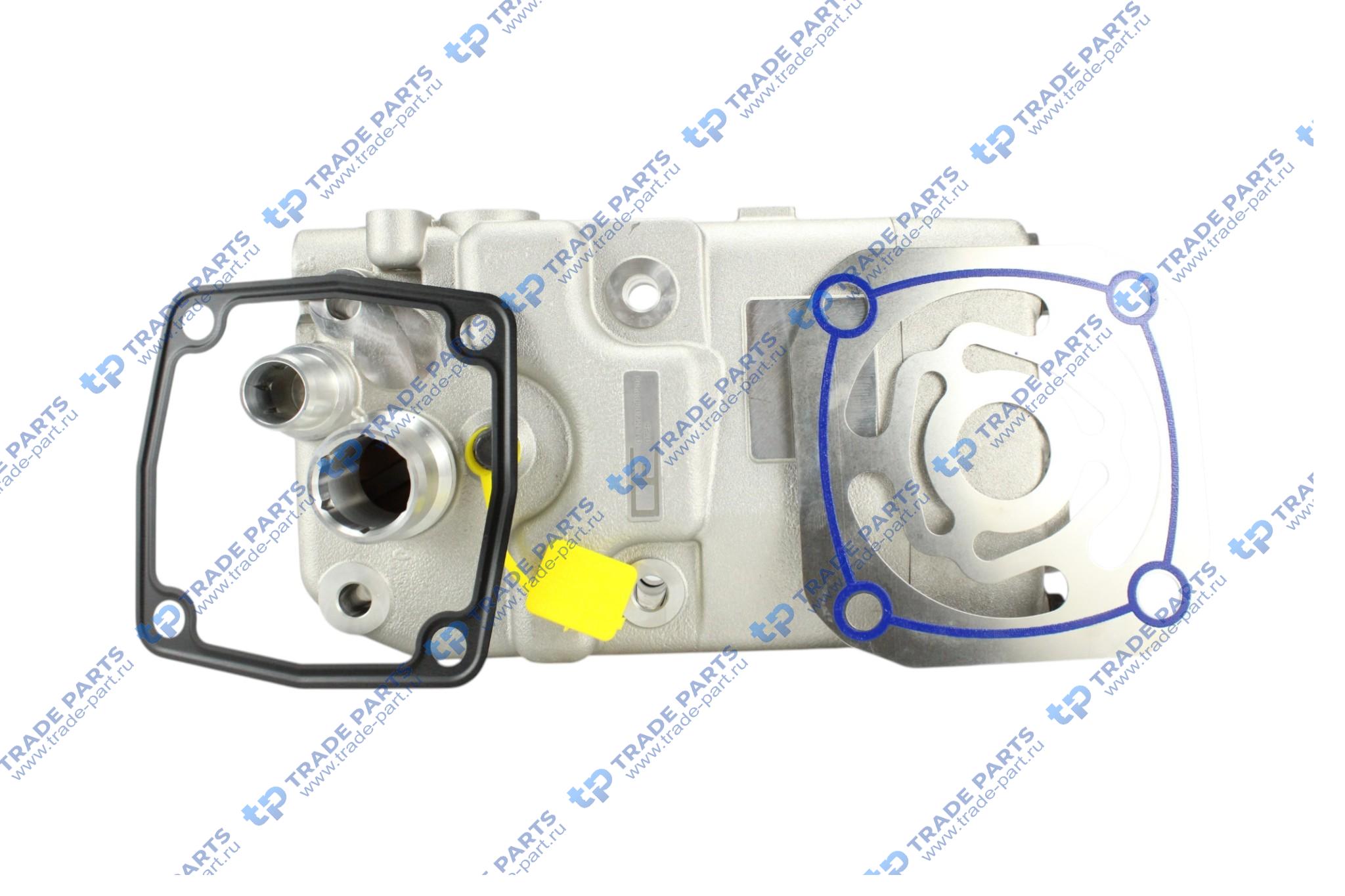 Реальная фотография головка компрессора mb actros om501/502 (1-цилиндровый) в сборе euro 4, 5