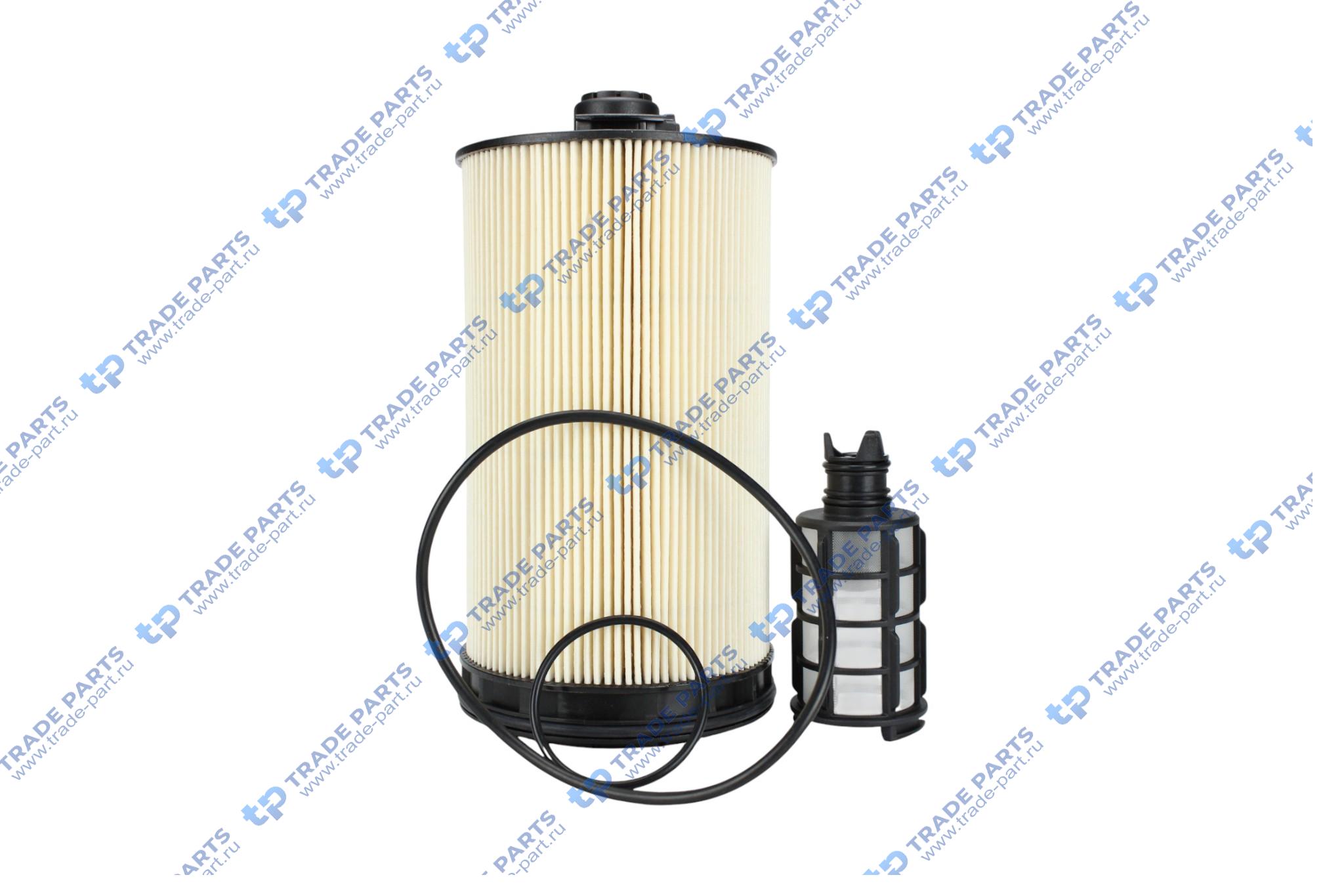 Реальная фотография фильтр-элемент топливный mb actros mp4 mp5 + сетка