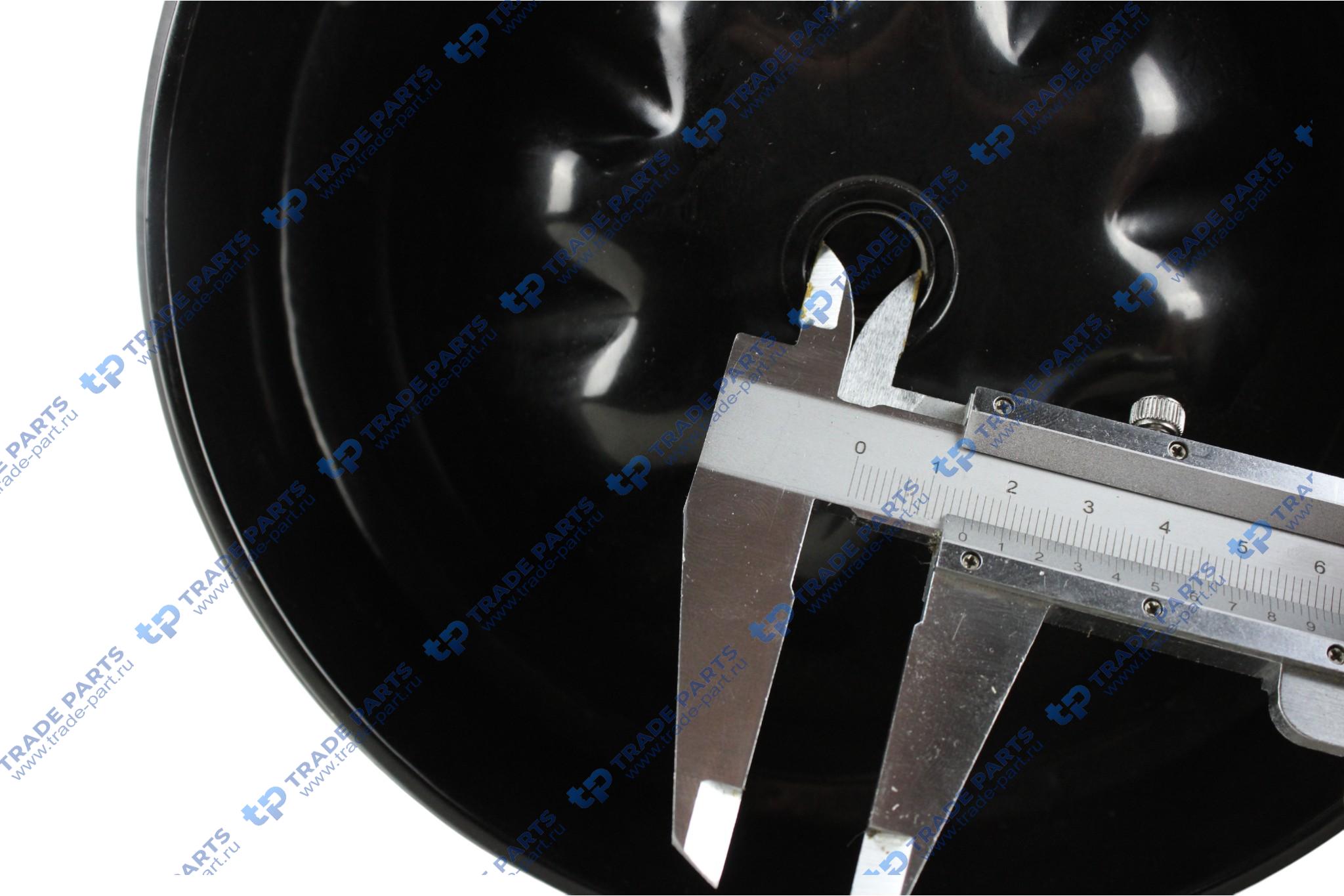 Реальная фотография рессора пневматическая со стаканом; (1 штуц. возд. / 1 отв.); стакан ø200; actros