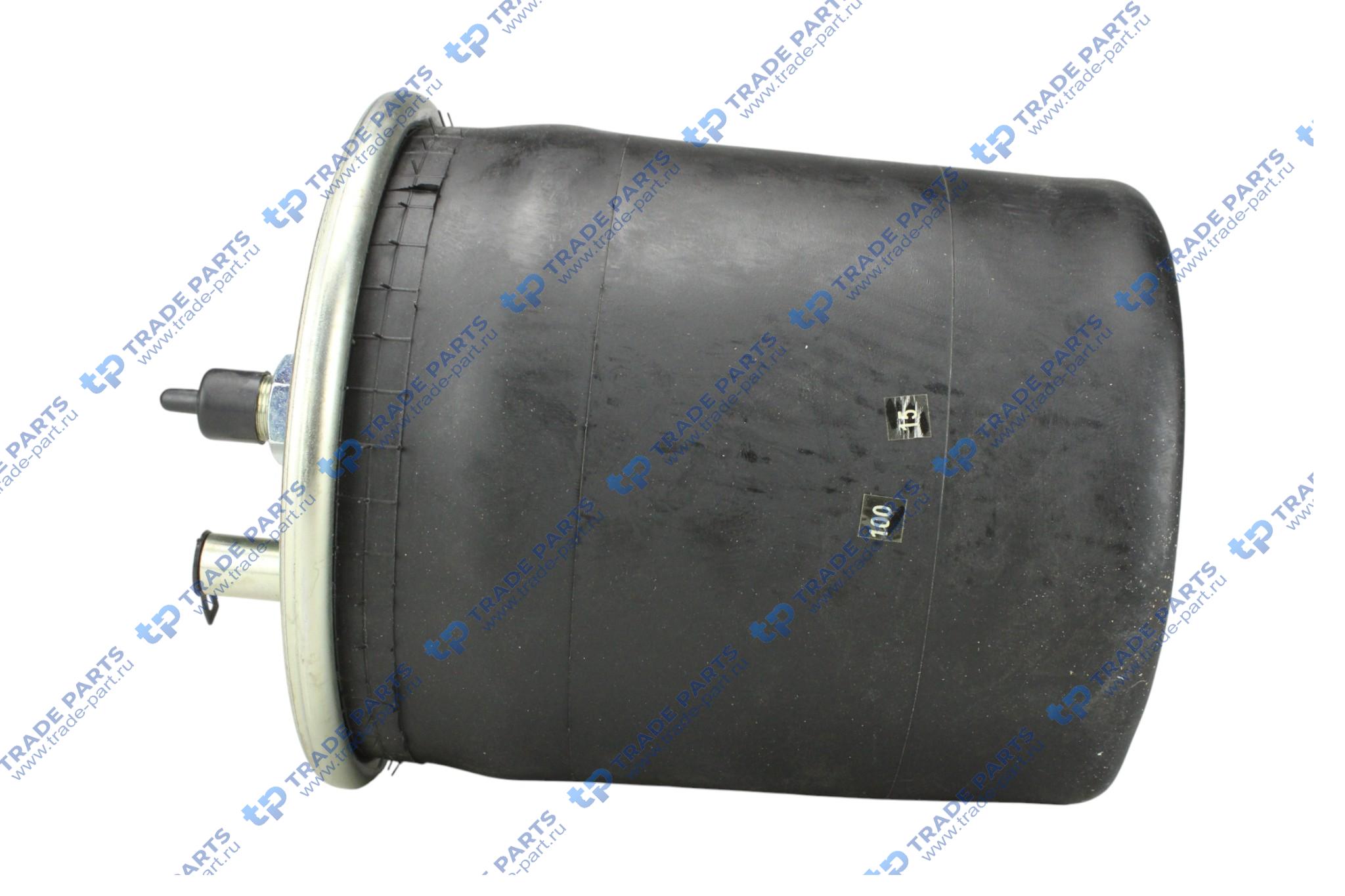 Реальная фотография пневморессора renault (со стаканом) (1шп.m16, 2шп-штуцер m16+m24мм)