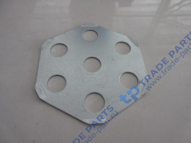 Реальная фотография шайба балансира стопорная 6 угольная, 7 отверстий, d18 shacman x3000, x5000