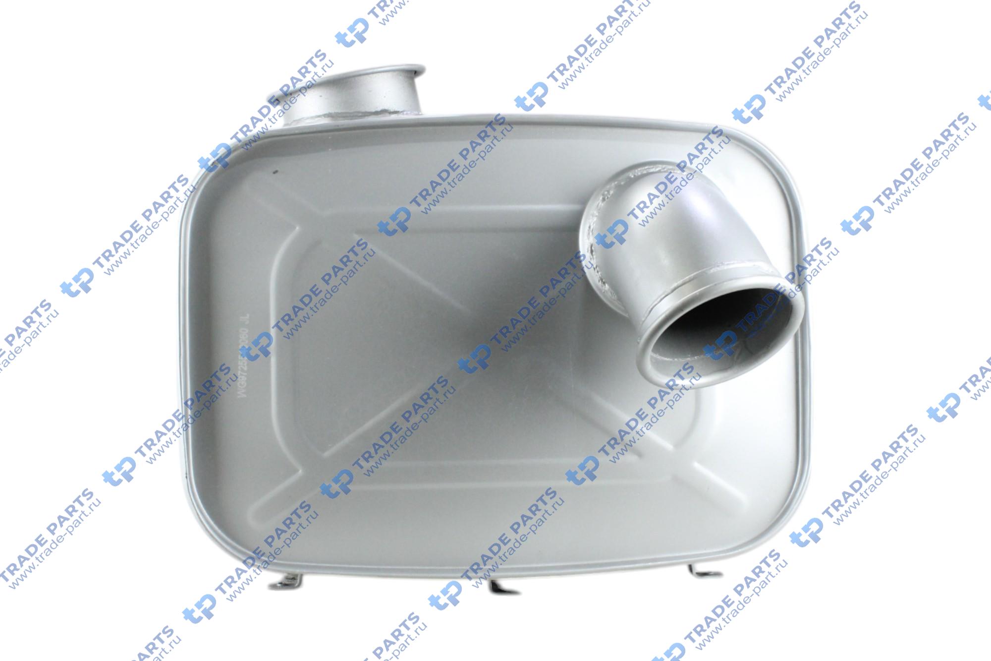 Реальная фотография глушитель howo wg9725540002/wg9725540060