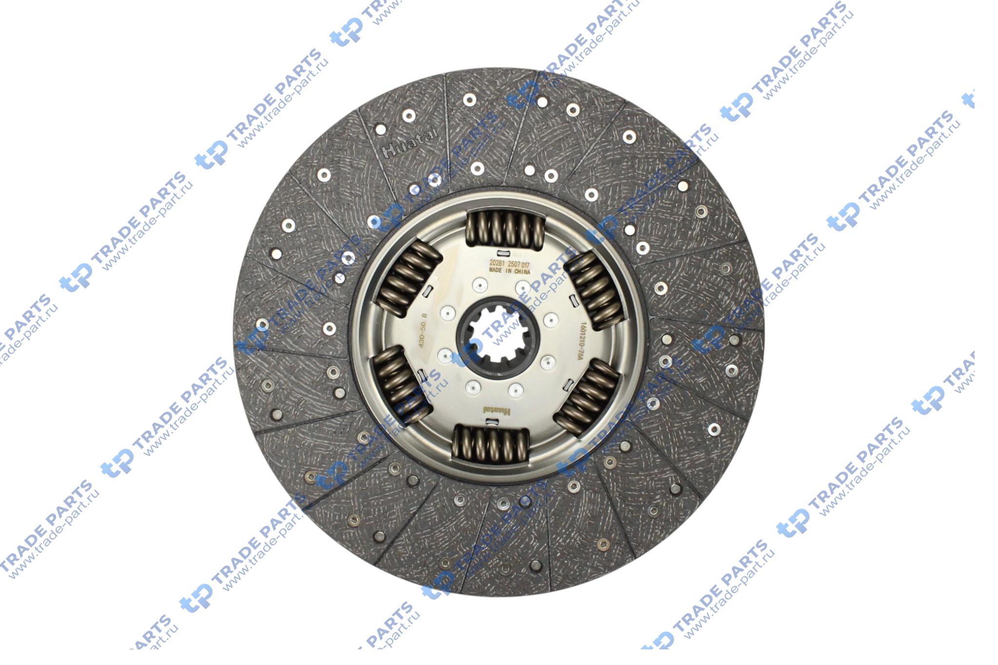 Реальная фотография диск сцепления d=430 втулка d=51, z=10 faw  j6 huatai