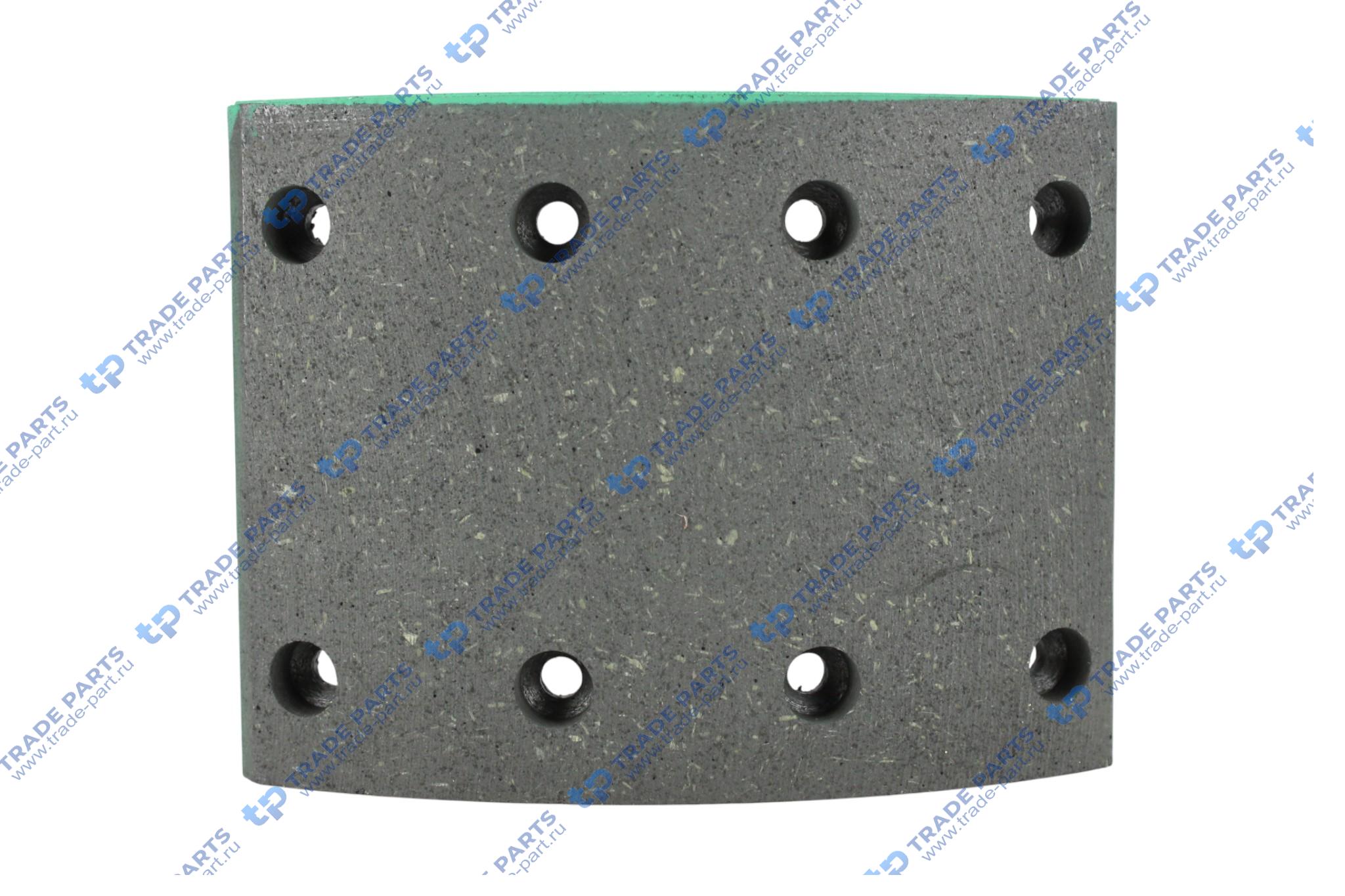 Реальная фотография накладка тормозная передняя 150x190 (8 отверстий) huatai