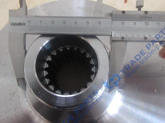 Реальная фотография фланец передний выходного вала 14 болтов кпп sdlg нового образца