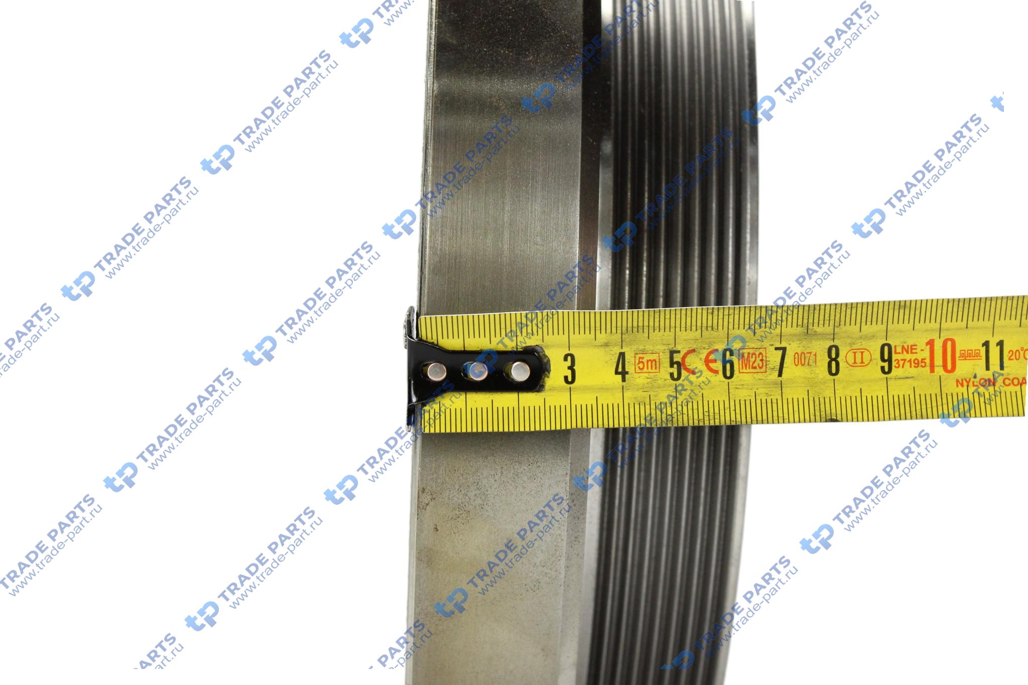 Реальная фотография гаситель крутильных колебаний mb om906la/hla (906 035 0300, 906 035 0400)