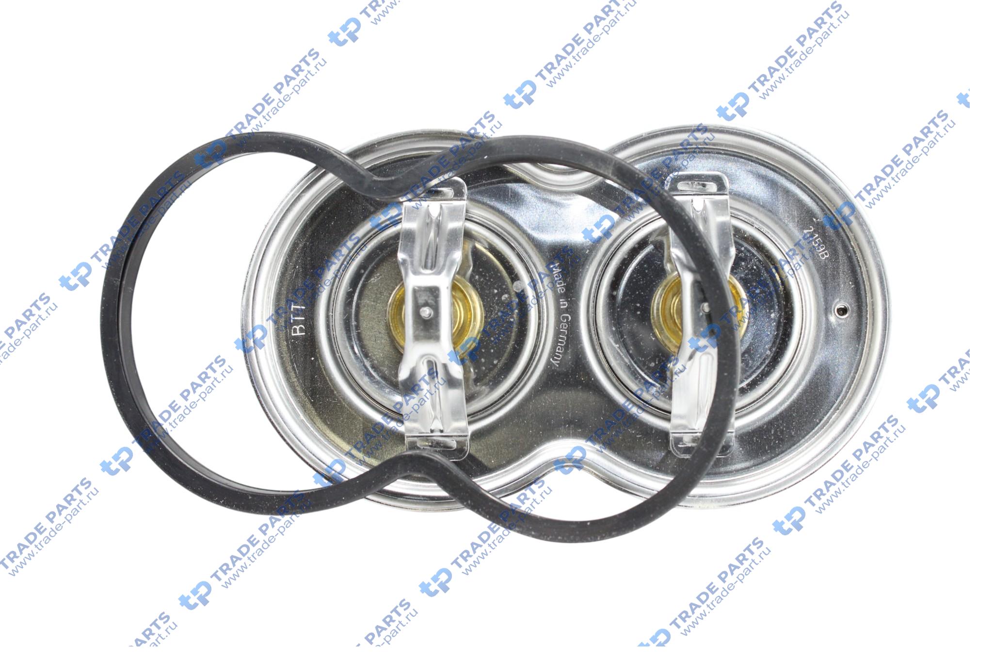 Реальная фотография термостат двойной 80°с + 87°c scania 4/p/g/r/t серия с прокладкой