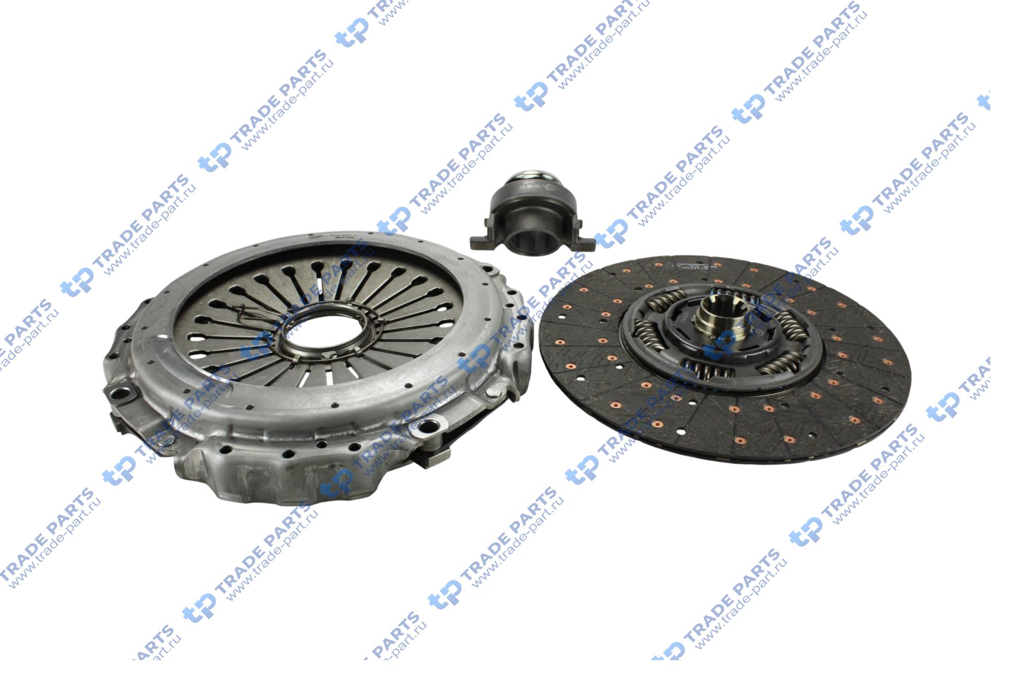 Реальная фотография комплект сцепления ford cargo ecotorq 9,0 zf 16s1620 430 mm.