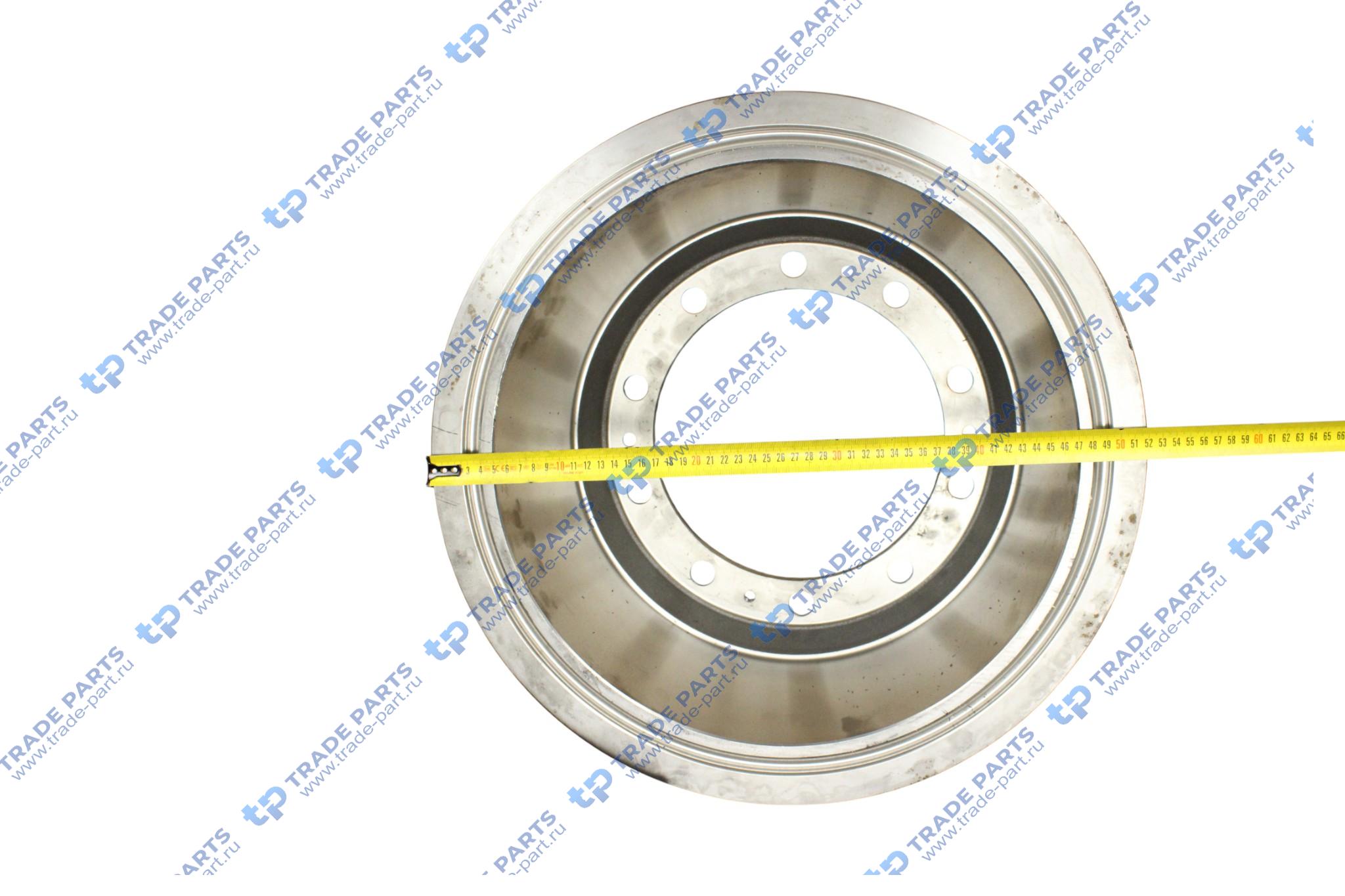 Реальная фотография барабан тормозной! 420x213 h=287.5 d=285/335 n10x24 daf пр-во турция