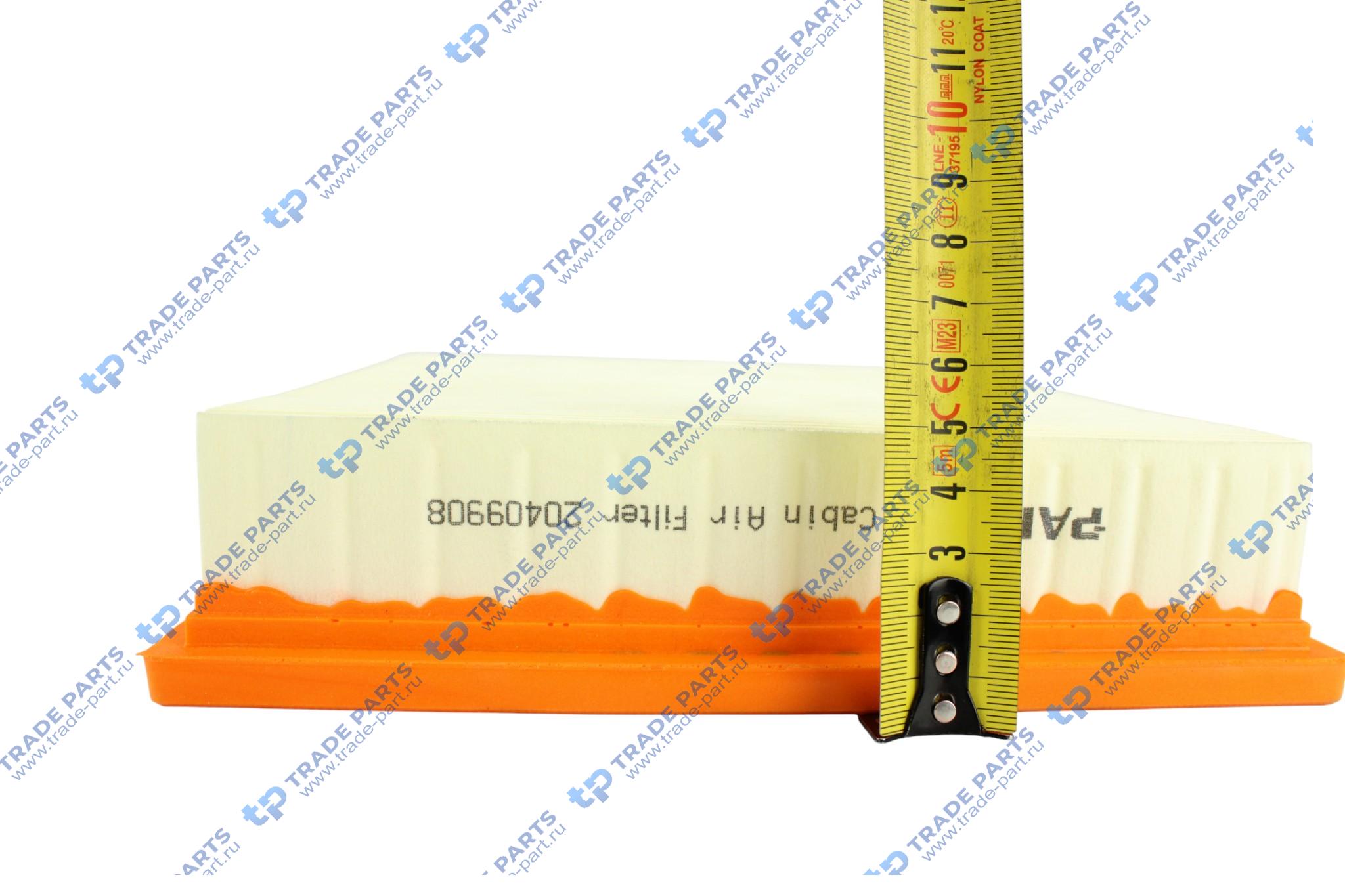 Реальная фотография фильтр салона volvo fh/fm 7,49х210.5х210 угольный