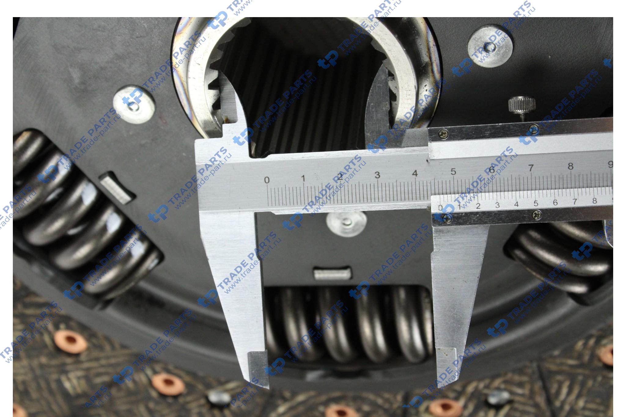 Реальная фотография комплект сцепления scania dc9/11/12,dsc9/11/12/14,dt12 grs920 r (k432-33/35/39) 430 mm.