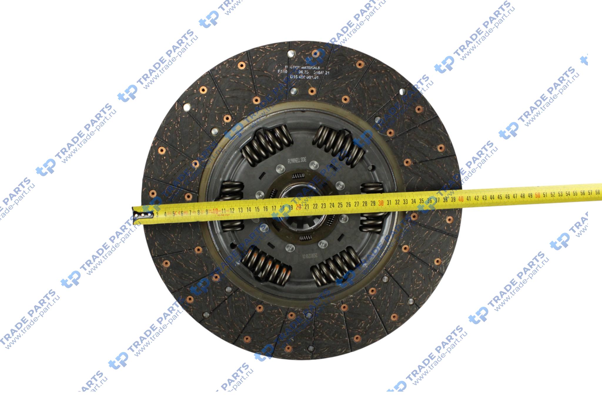 Реальная фотография комплект сцепления ford ecotorq 12,7 zf 16s2230 400 mm. twin disc