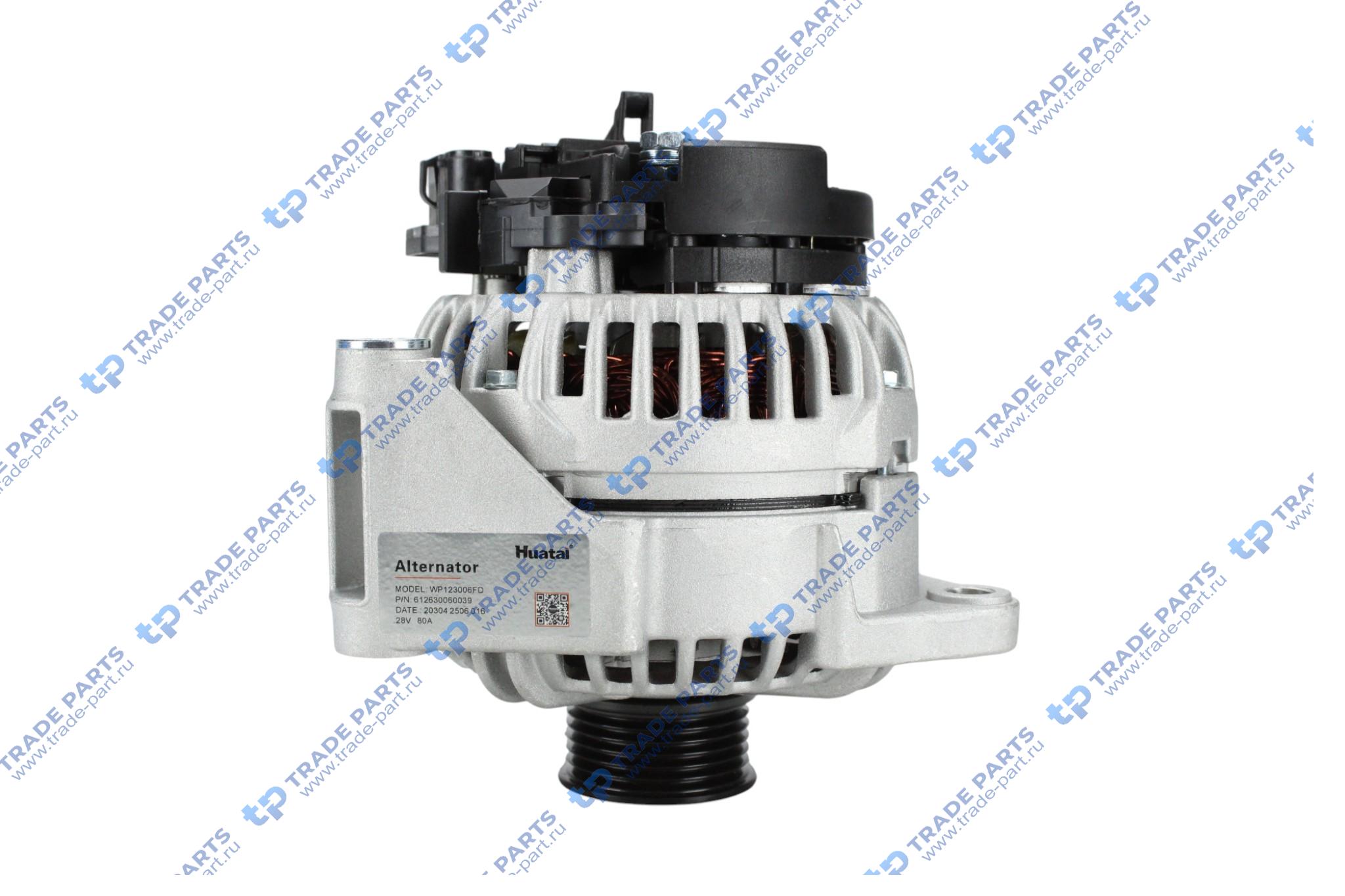 Реальная фотография генератор 28v  80a  6pk shaanxi x3000  wp12 huatai