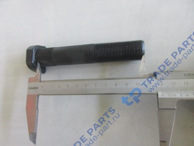 Реальная фотография шпилька колесная задняя l=120/130 d=22 m22 усиленная 12,9 с насечкой с длинной закрытой гайкой