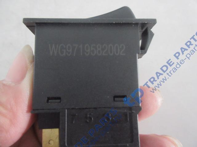 Реальная фотография клавиша противотуманных фар howo wg9719582002