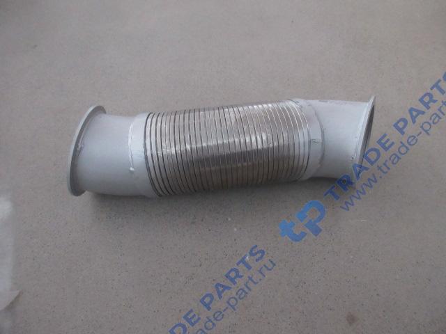 Гофра глушителя D=120 L=460 с изгибом (крепление под хомут)