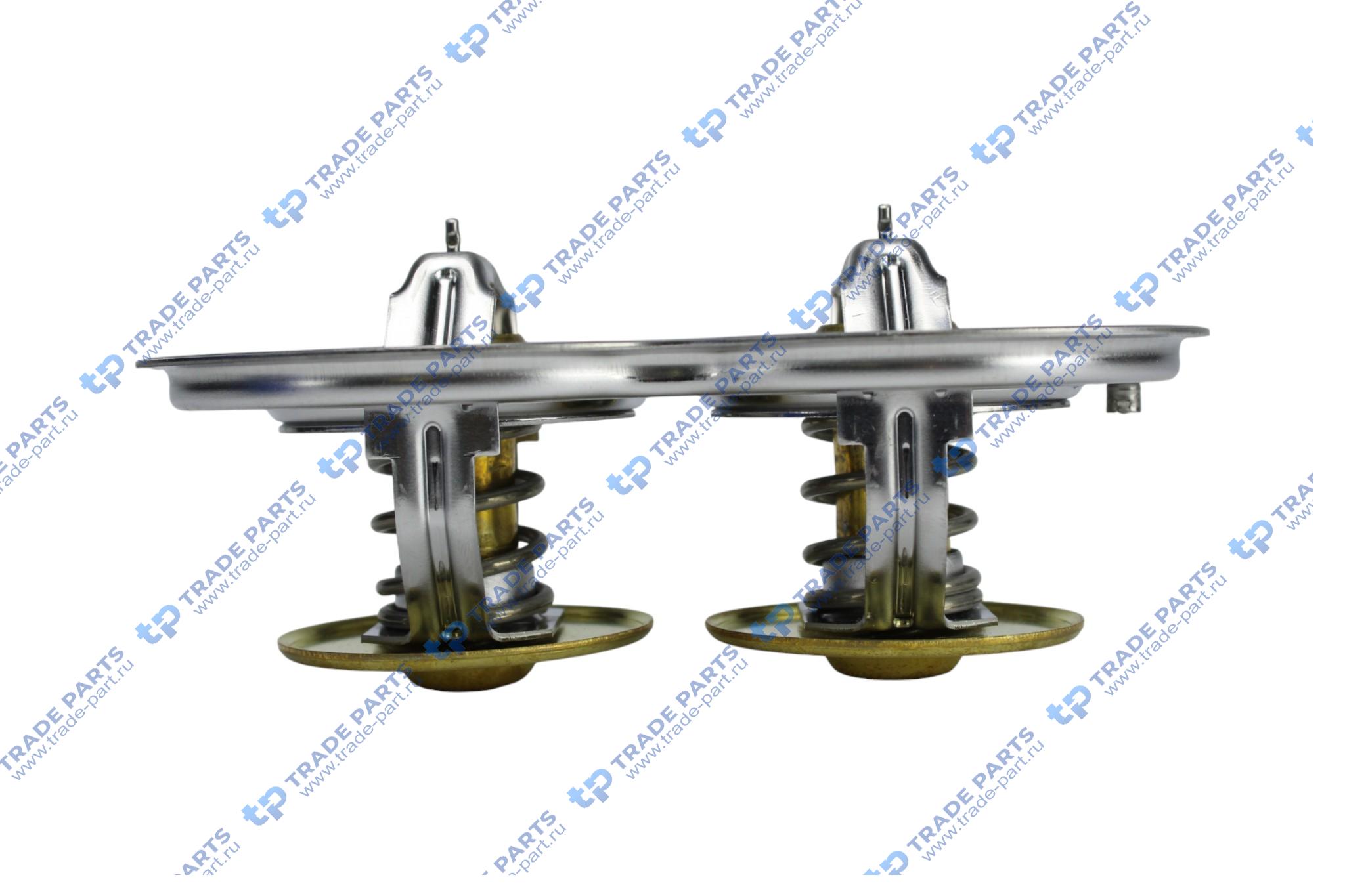 Реальная фотография термостат двойной 80°с + 87°c scania 4/p/g/r/t серия с прокладкой