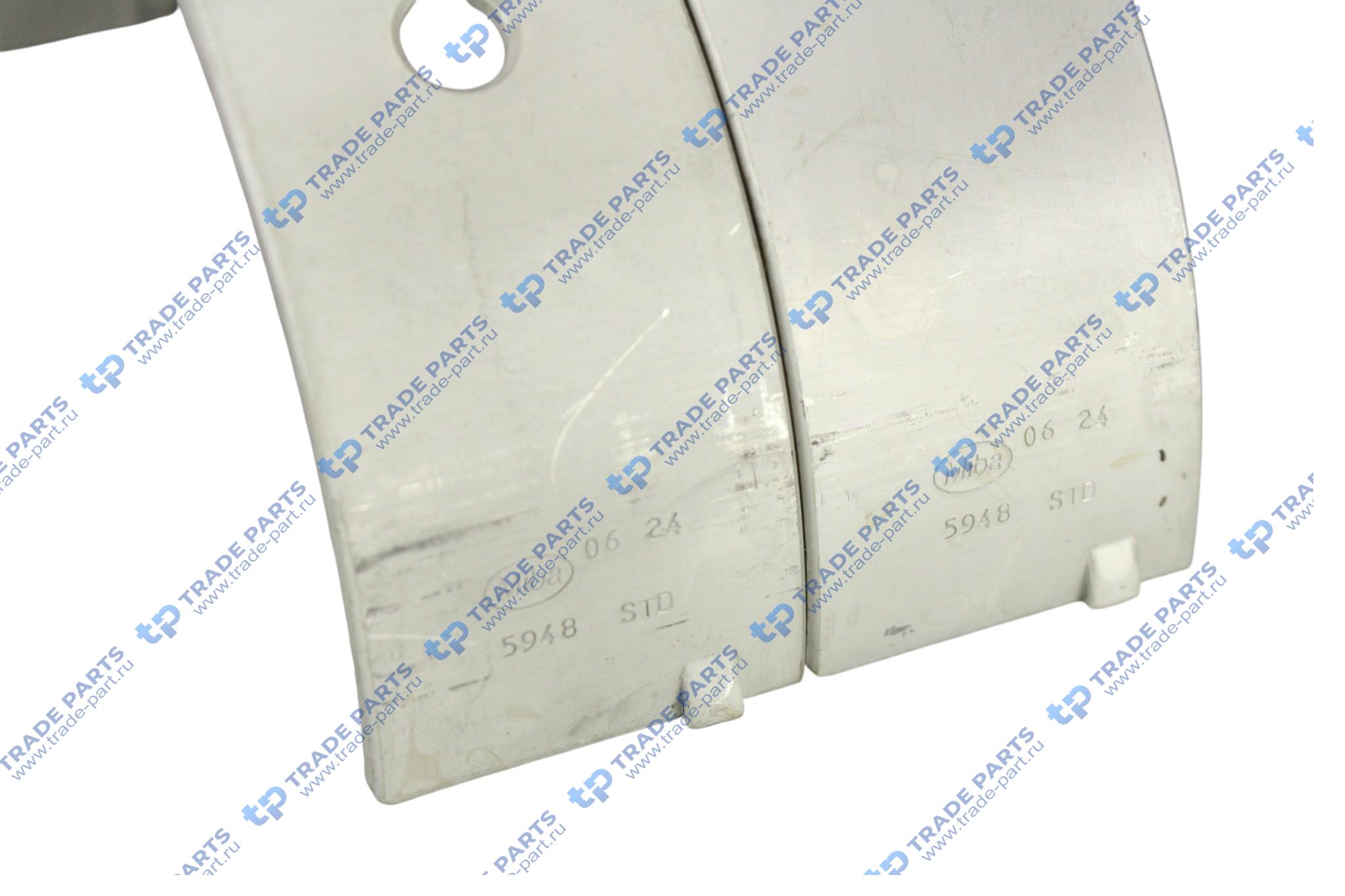 Реальная фотография вкладыши коренные двс std, пара, для моторов man d2066/d2676/d2866/d2876 mb om407/427/447/409/429