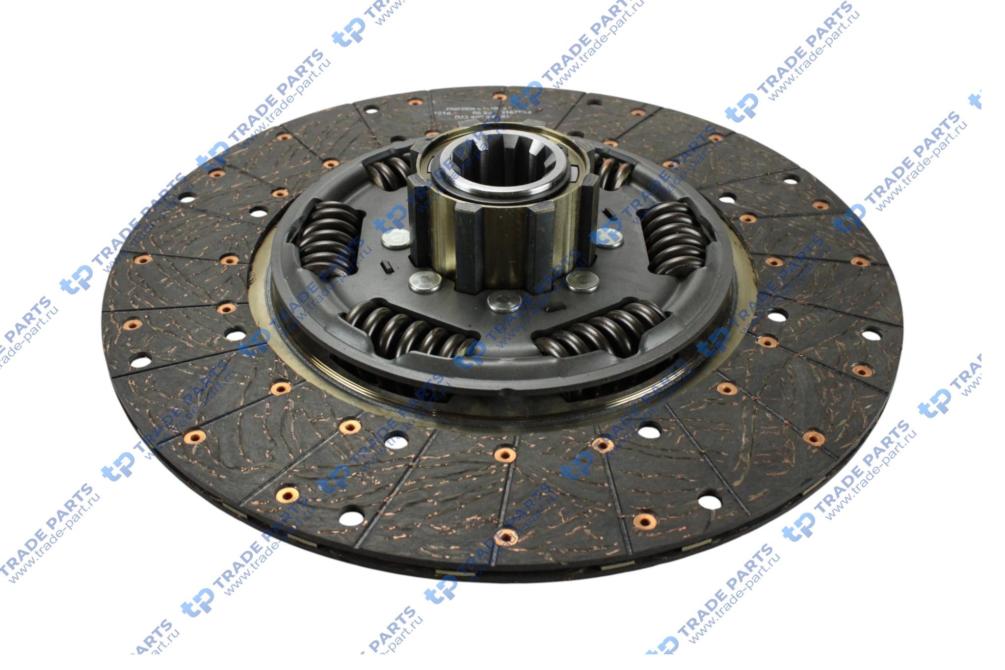 Реальная фотография диск сцепления ford ecotorq 12,7 zf 16s2230 400 mm. twin disc