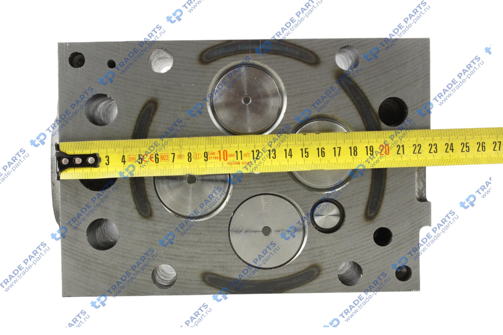 Реальная фотография головка блока (с клапанами) mb om 457/460 hla/la