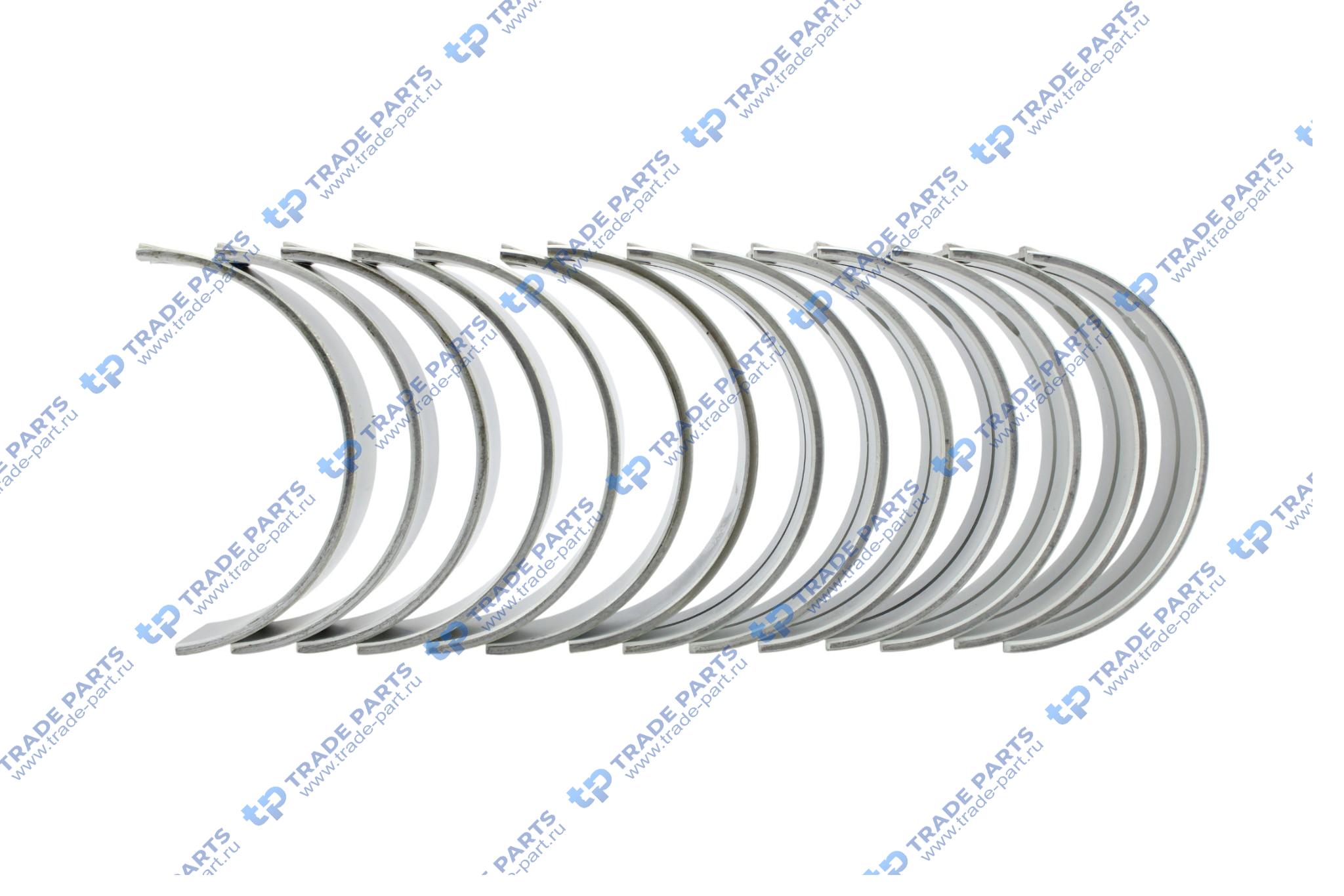 Реальная фотография вкладыши коренные стандарт m11/qsm/ism shacman x3000 (комплект 14 шт) huatai