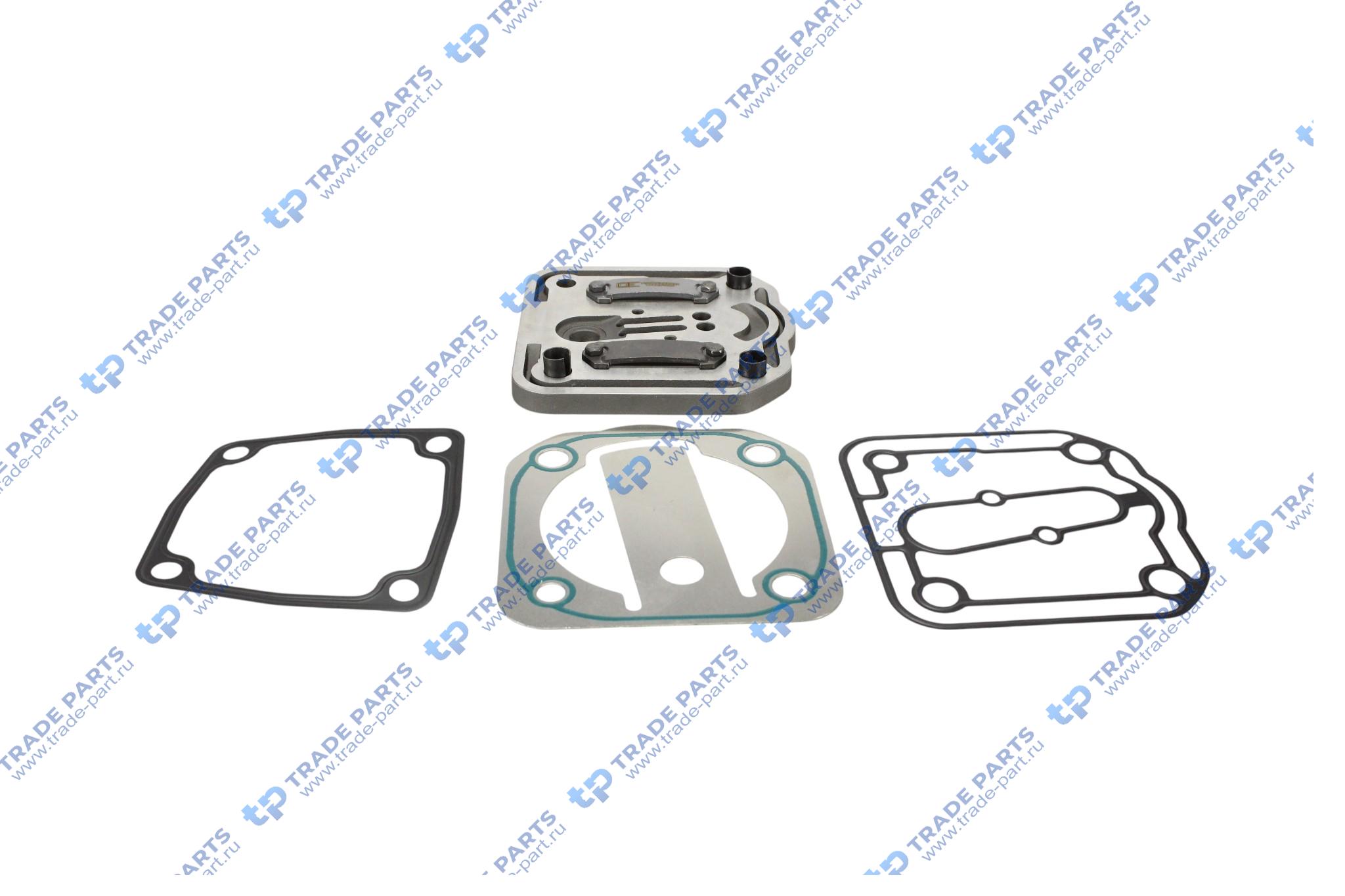 Реальная фотография ремкомплект компрессора мерседес актрос (плита +прокладка)