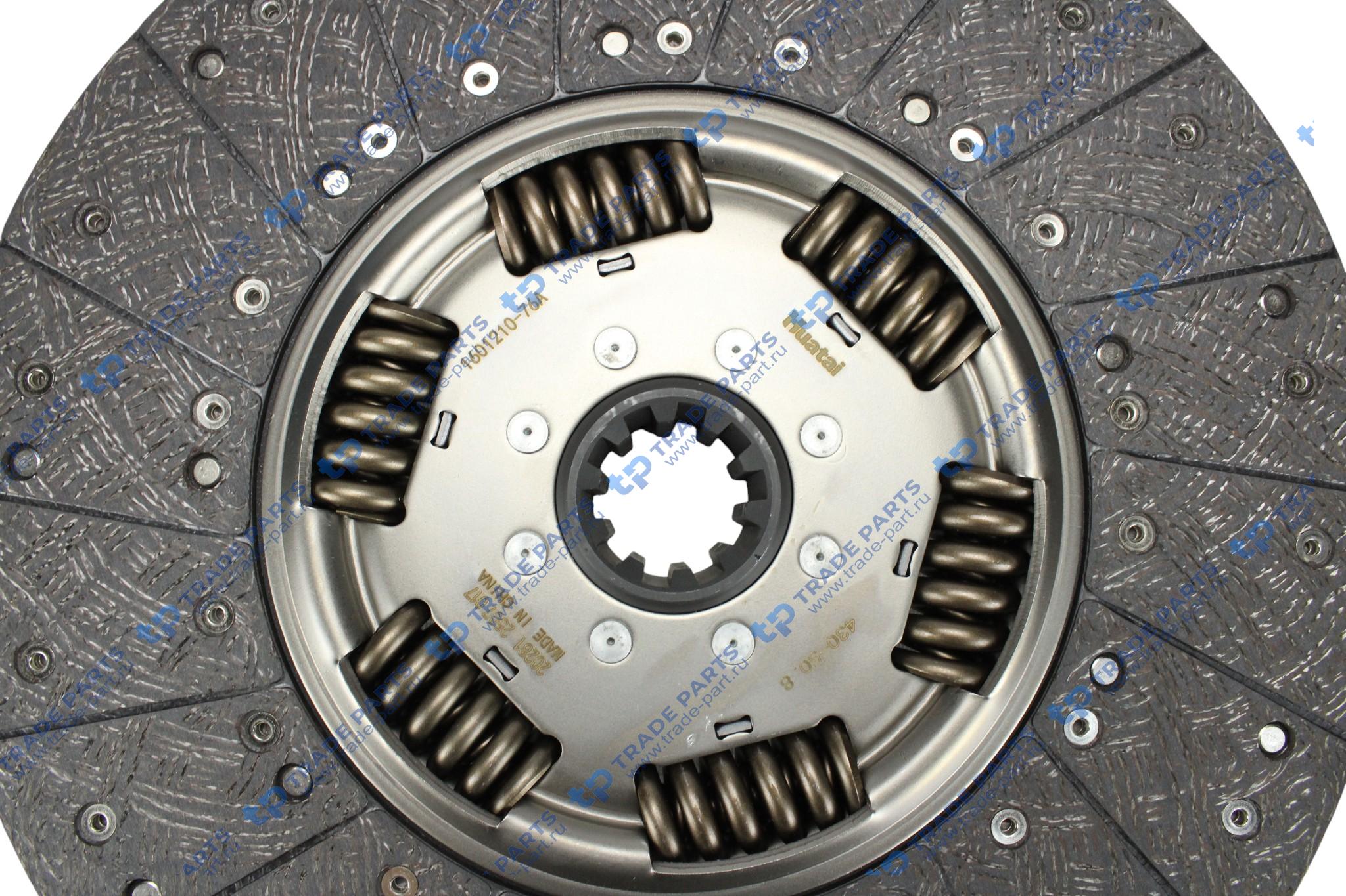 Реальная фотография диск сцепления d=430 втулка d=51, z=10 faw  j6 huatai