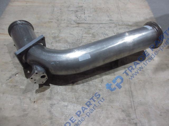 Реальная фотография задняя часть впускной трубы к глушителю faw j6