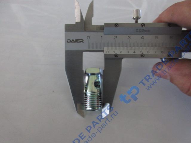 Реальная фотография болт-штуцер топливной магистрали 3924725 пустотелый m14x1.5-26 3924725/3907541