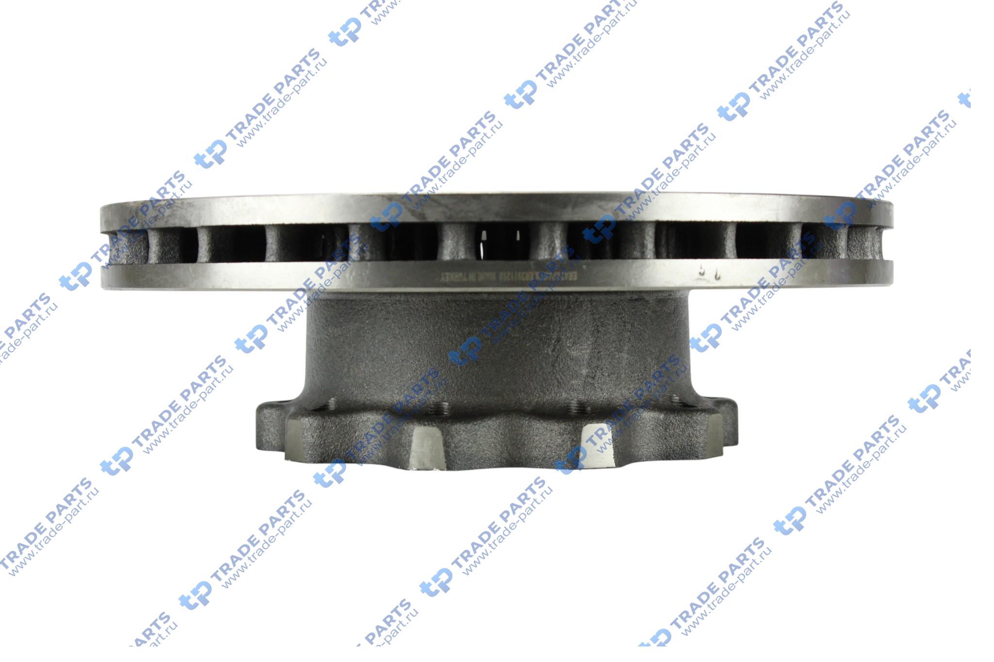 Реальная фотография диск тормозной man передний 438х45мм пр-во турция