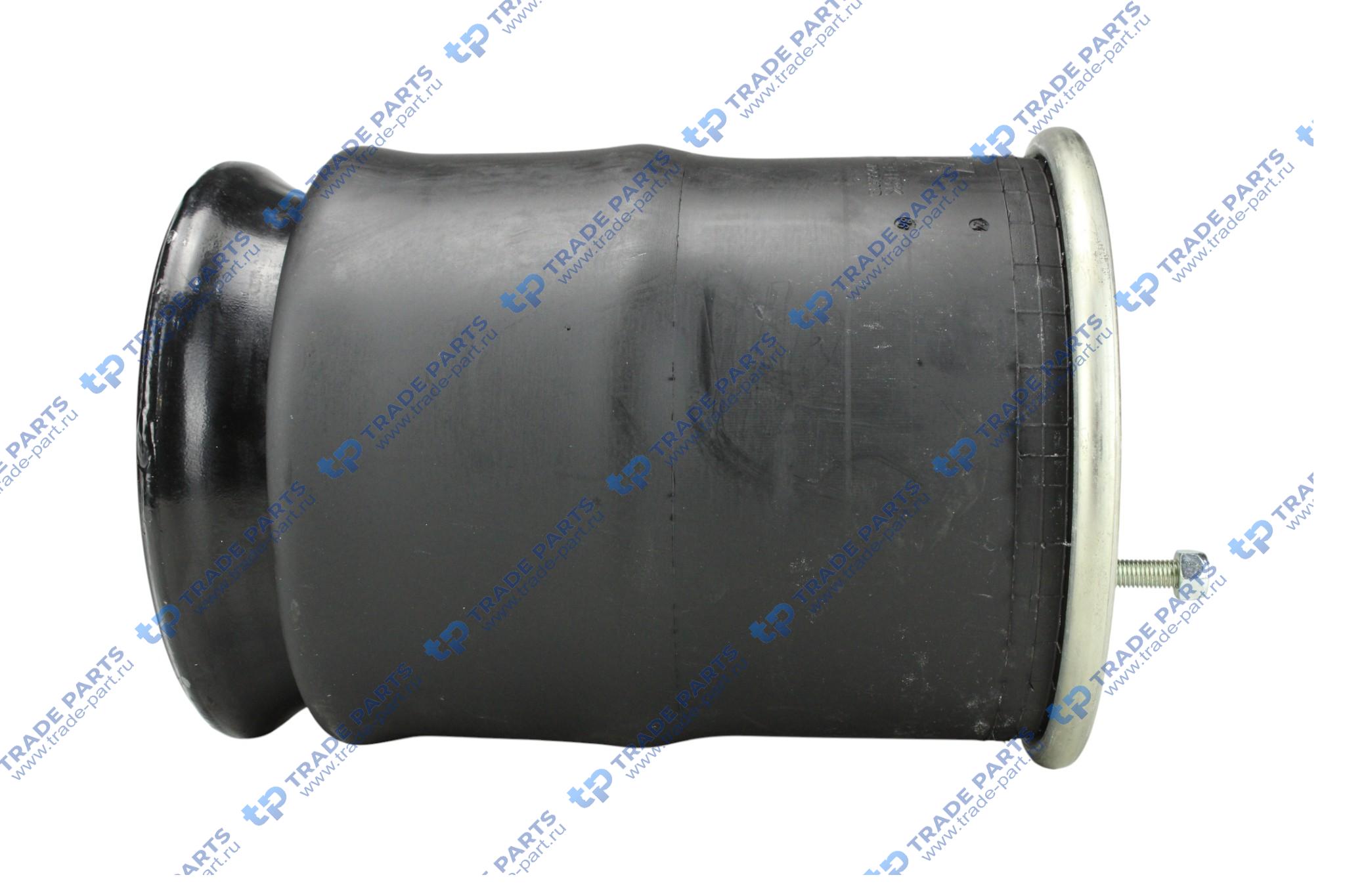 Реальная фотография пневморессора со стаканом (металл) 1 шп.-штуц.-m16/м22 с кронштейном