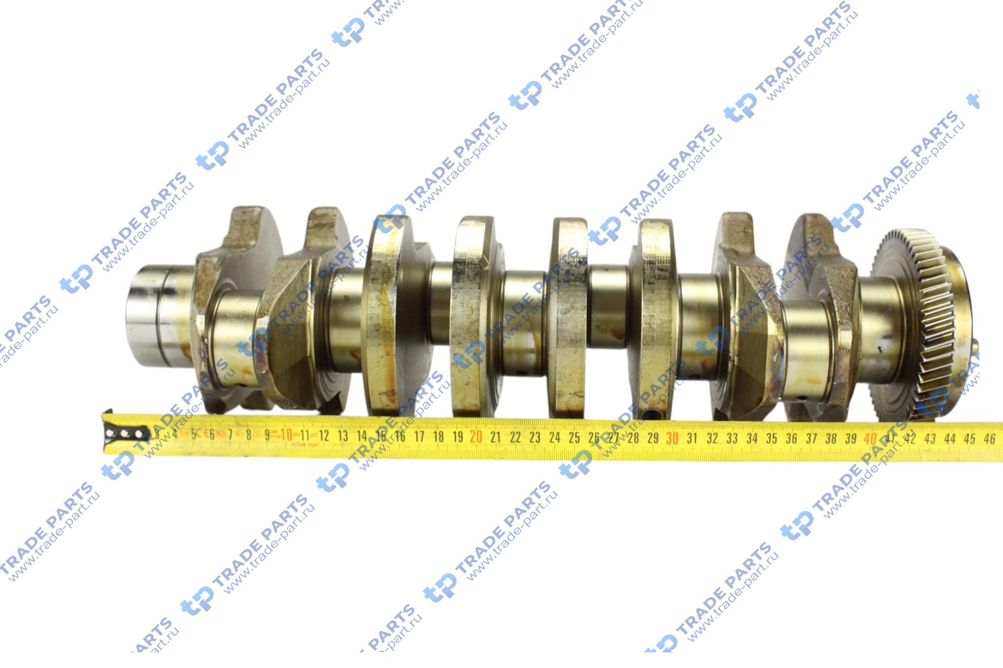 Реальная фотография вал коленчатый mb  om 651 8 противовесов, упор на 3 шейке