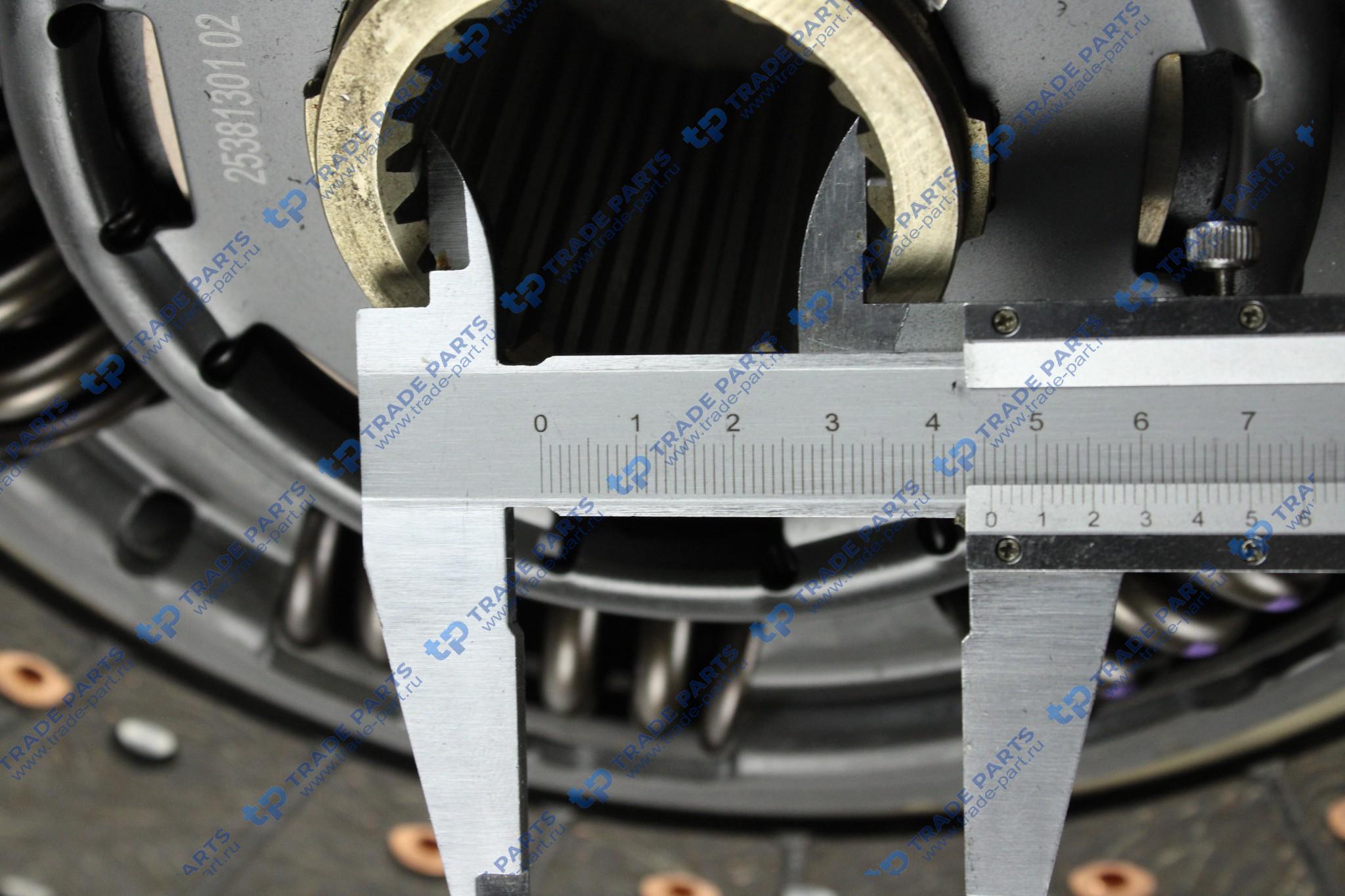 Реальная фотография комплект сцепления без выжимного renault gamme t, gamme k, gamme c (euro 5), gamme d (euro 6)