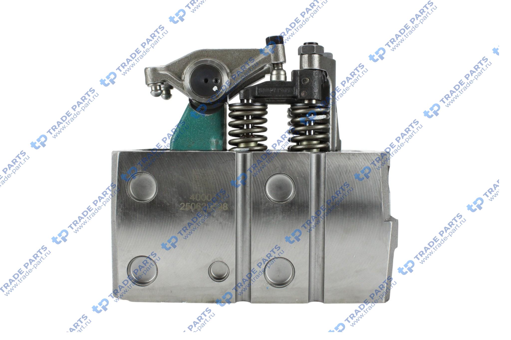 Реальная фотография головка блока цилиндра в сборе с клапанами wp12  612630040001 huatai