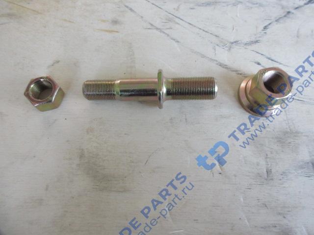 Реальная фотография шпилька колесная с гайкой м20*м22 длинна 124 мм 29070026891/29070015921 sdlg 968,975f,978 качество о