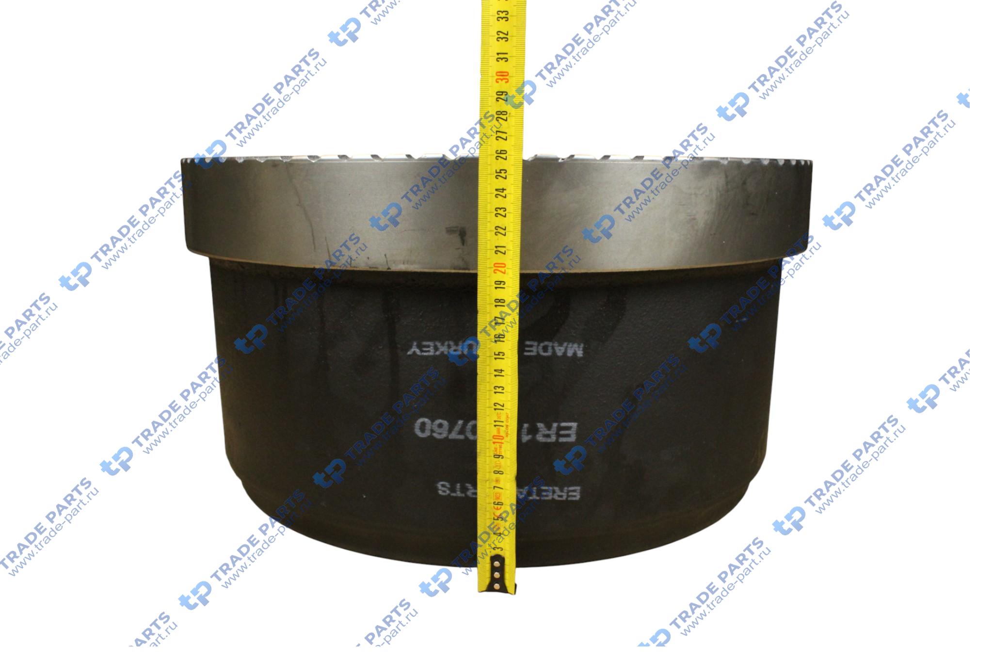 Реальная фотография барабан тормозной ford cargo 2530 / 3430 пр-во турция