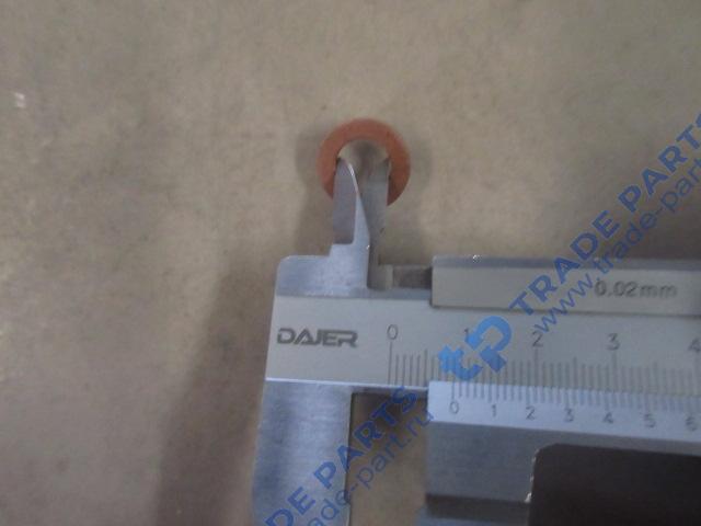 Реальная фотография шайба форсунки медная (10x20x2)