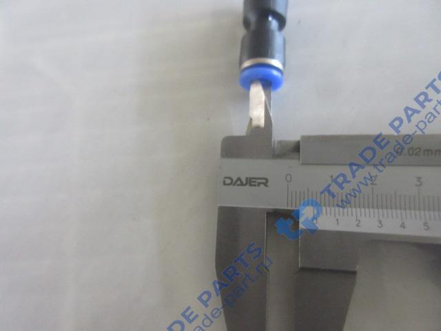 Реальная фотография фитинг воздушных трубок прямой d=6