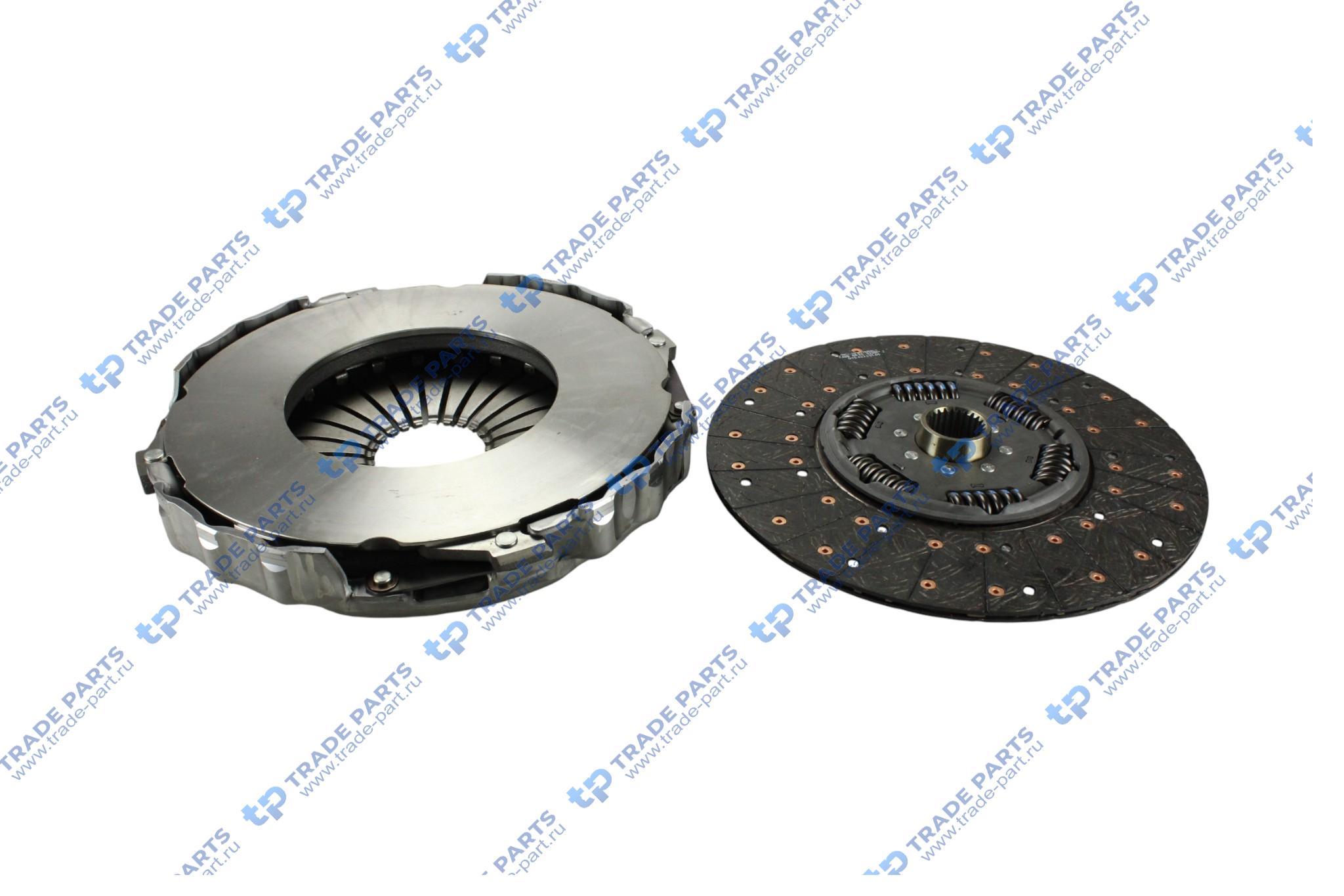 Реальная фотография комплект сцепления без выжимного renault premium kerax