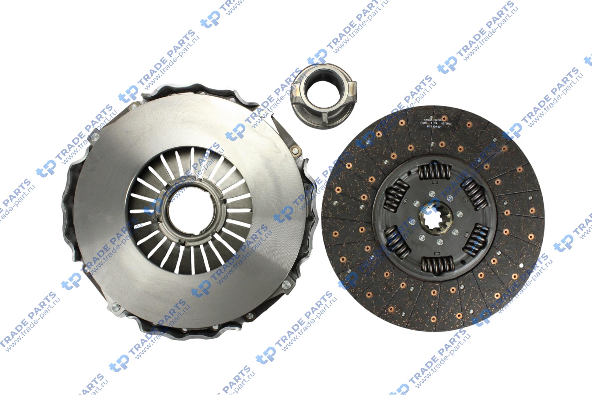 Реальная фотография комплект сцепления d430 (корзина+выжимн.подш.+диск) iveco stralis, eurostar eurotech,eurotrakker