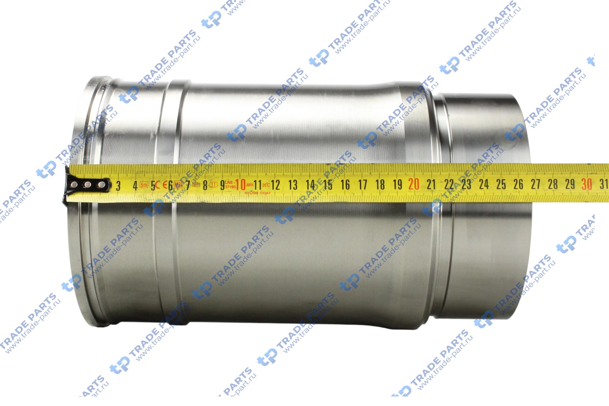 Реальная фотография гильза цилиндра a=149 c=167 l=270 h+f=11,95 (с упл. кольцами) mb om 472 la без огнеупорного кольца