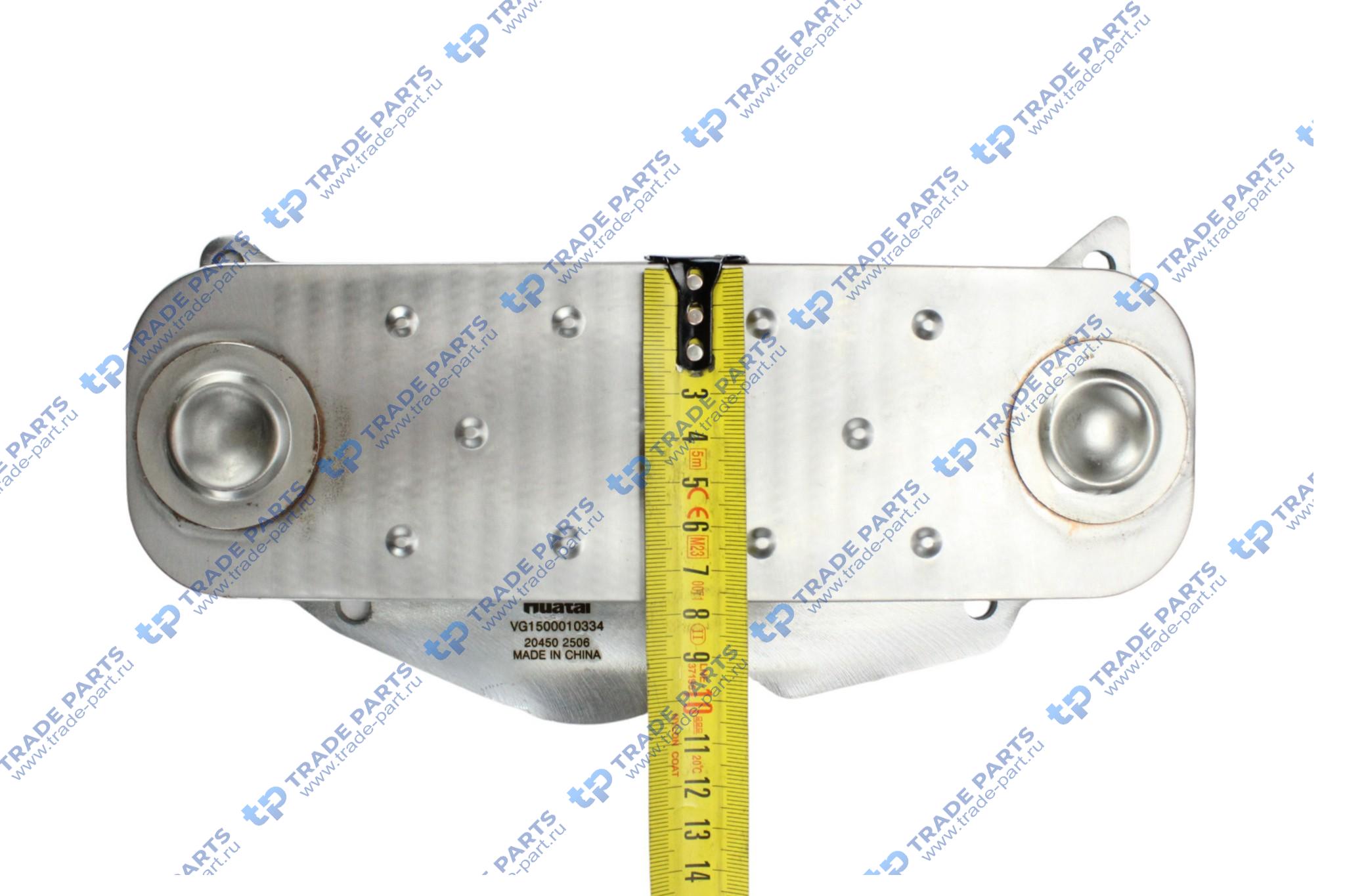 Реальная фотография радиатор масляный (маслоохладитель) теплообменник vg1500010334/az1500010334 huatai