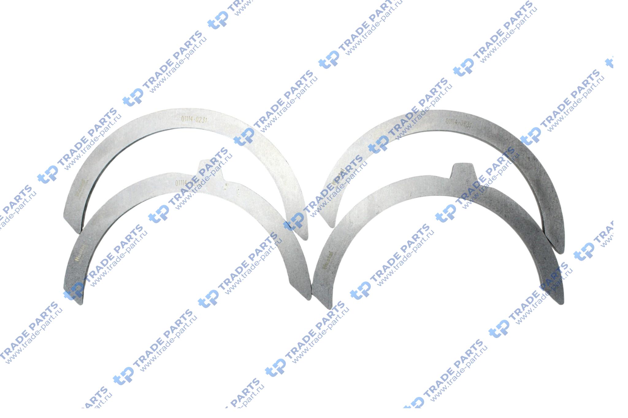 Реальная фотография полукольца коленвала  mc11  200v01114-0230 huatai