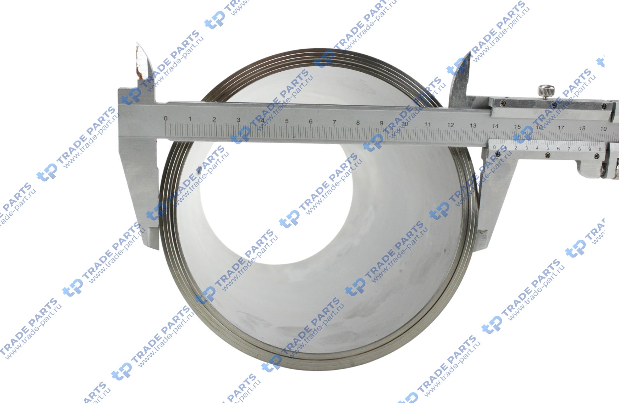 Реальная фотография гильза цилиндра без упл. кол. d=124/h+f=101.9+1.5/l=279.5 rvi magnum