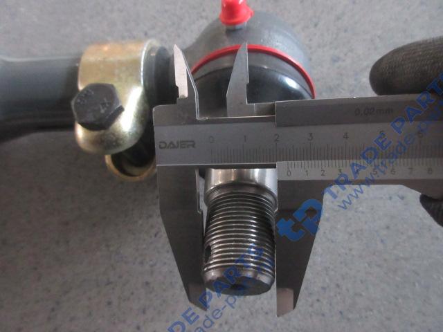 Реальная фотография тяга рулевая поперечная l=1540/50 (наконечники m24) howo