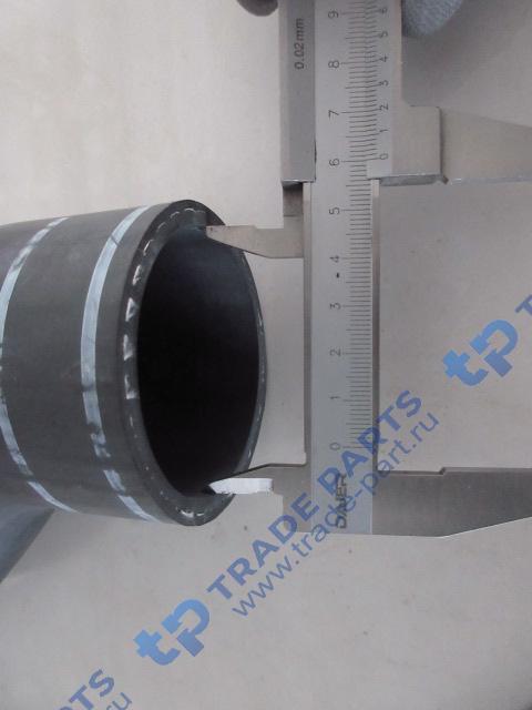 Реальная фотография патрубок радиатора нижний shacman x6000 wp13