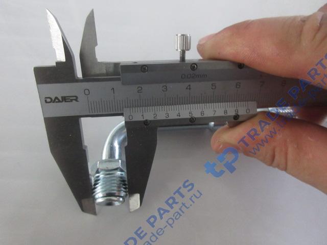 Реальная фотография трубка подачи масла к турбине